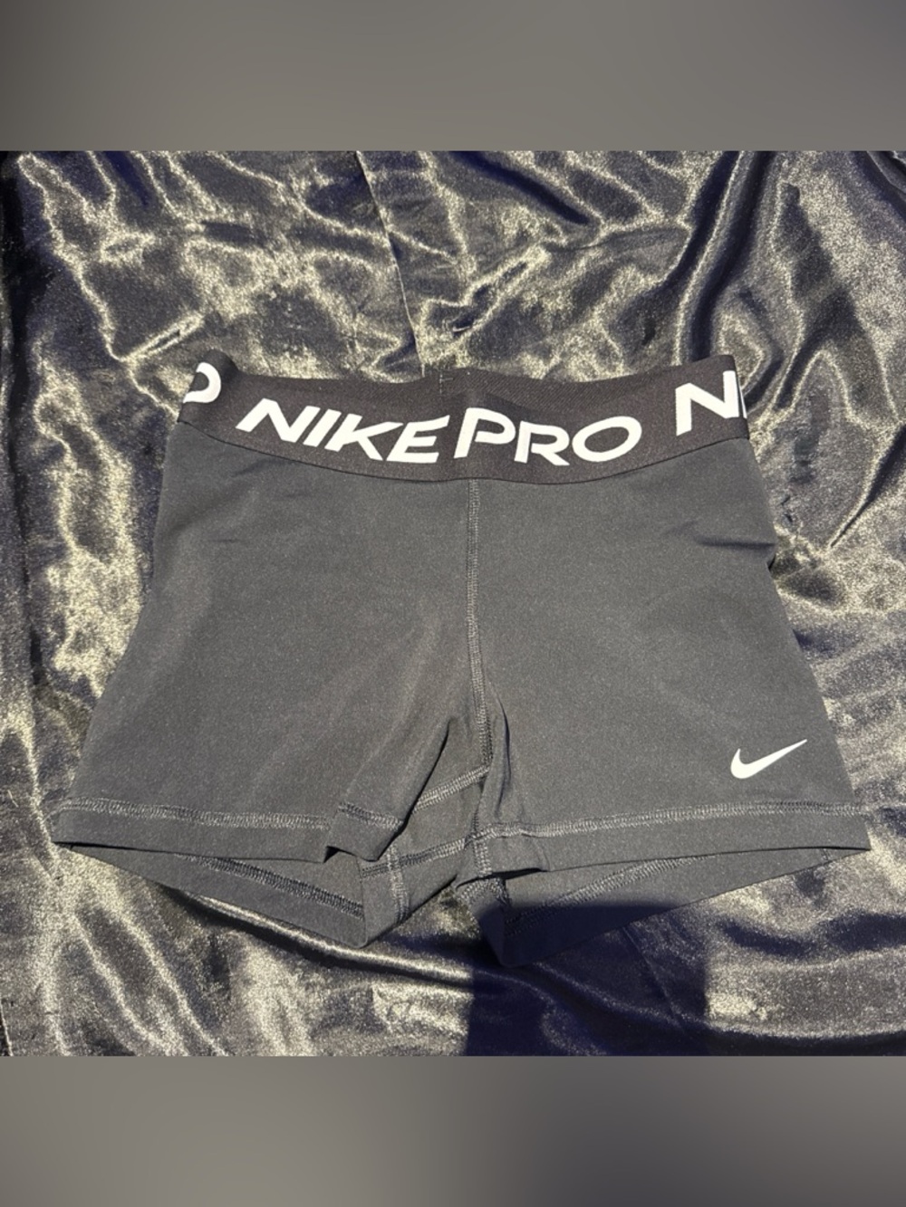 Nike Black Pro Elastic-Waist Bike Shorts
